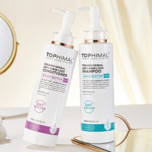 Tophimal Organic Herbal Anti-Hair Loss Nano Botox Biotin shampoo and Condtioner 500ml