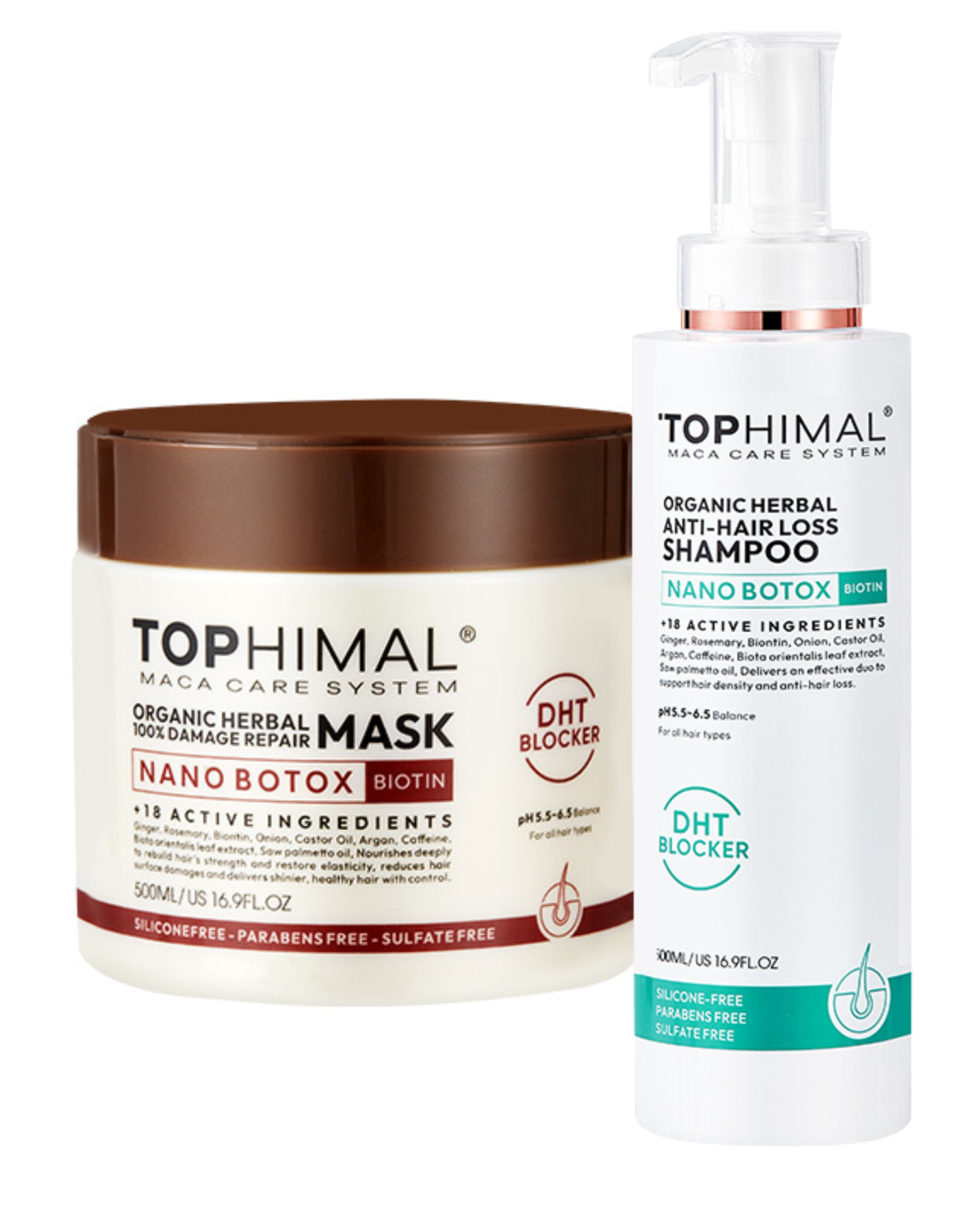 Tophimal Hair Mask and Shampoo